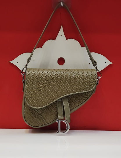 DIOR Saddle Crossbody – High Quality Women Bag (Small Size)(Brown)