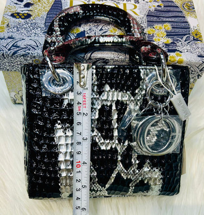 LADY DIOR-Inspired Handbag – Premium Quality Women Bag (Black)