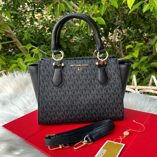 MICHAEL KORS-Inspired Handbag – Master Quality Women Bag with Full Branding & Accessories (Black)