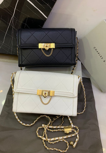 CHARLES & KEITH – Master Copy Women Bag (Crossbody) (Black)