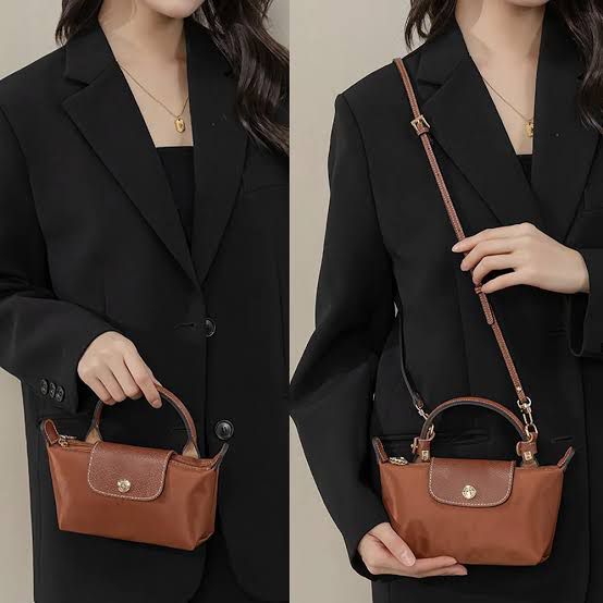 LONGCHAMP – Premium Women Bag with Complete Packaging (Brown)