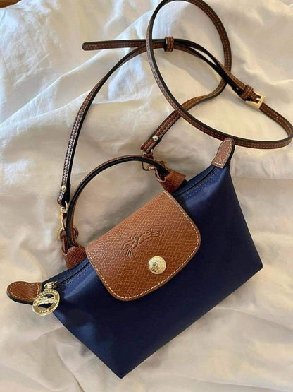 LONGCHAMP – Premium Women Bag with Complete Packaging (Blue / Brown)