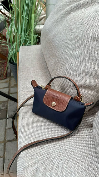 LONGCHAMP – Premium Women Bag with Complete Packaging (Blue / Brown)