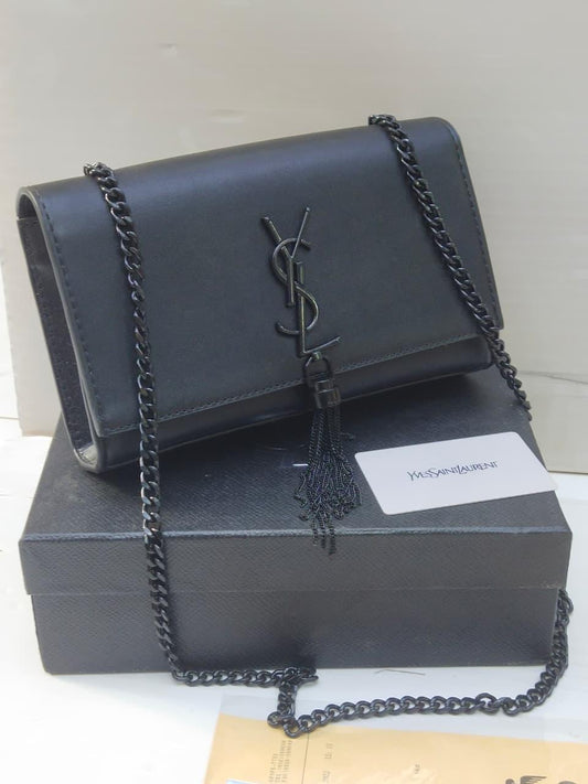 YSL High Quality Women Crossbody Bag – Elegant & Iconic (Black)