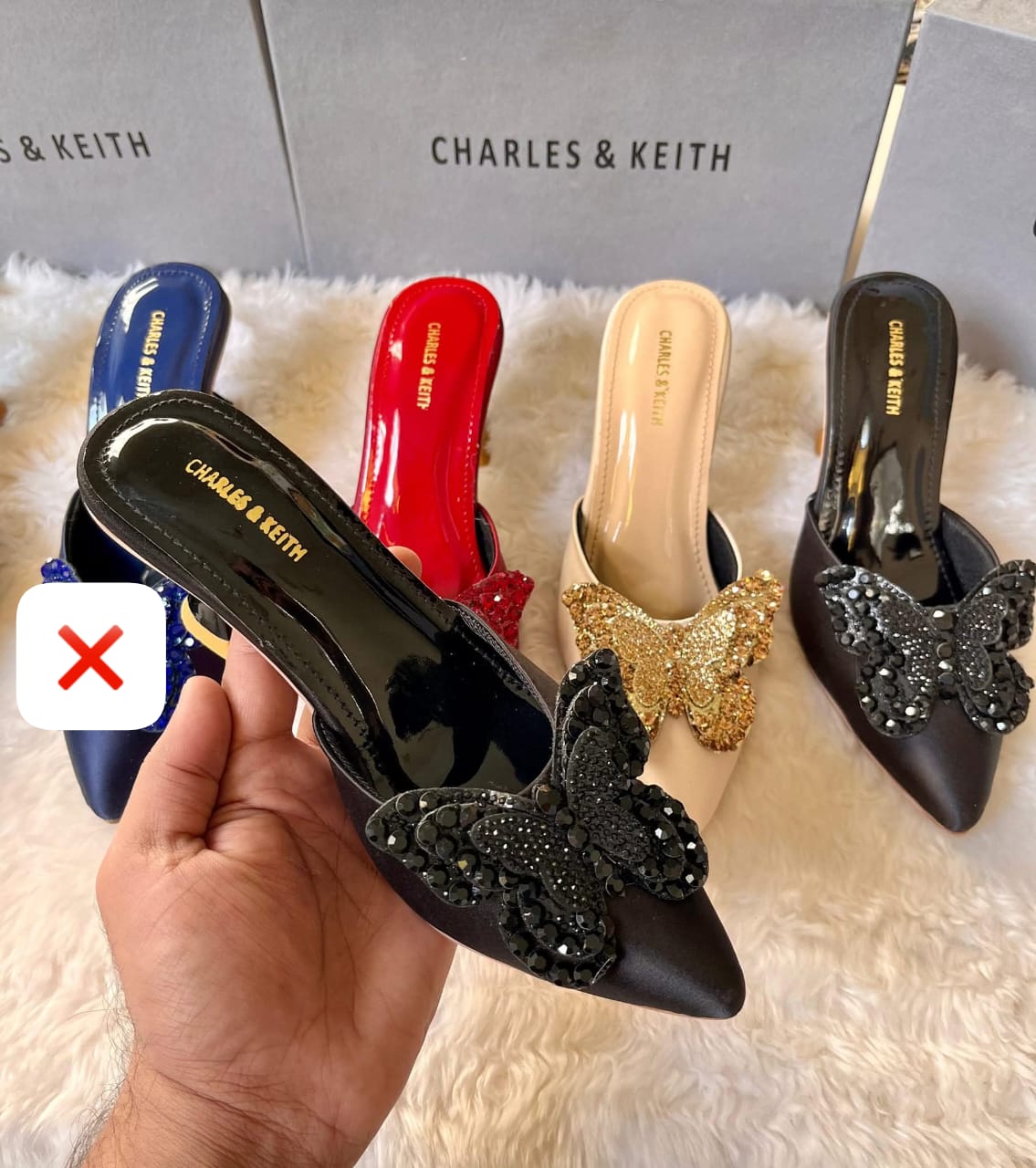 C-H-A-R-L-E-S & K-E-I-T-H Women Heels – Elegant Collection (Black)