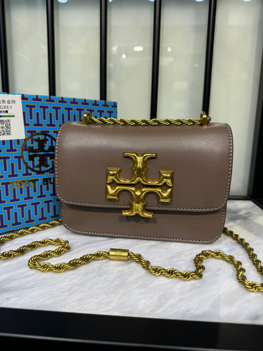 Tory Burch Small Eleanor Bag – Elegant, Compact & Iconic (Brown 1)