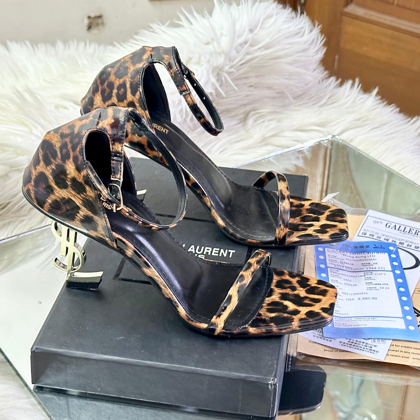 YSL Heels – Iconic Elegance with Every Step (Black/Brown)