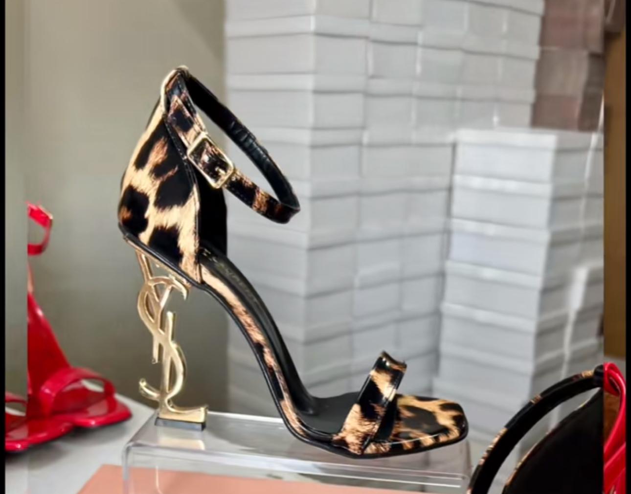 YSL Heels – Iconic Elegance with Every Step (Black/Brown)