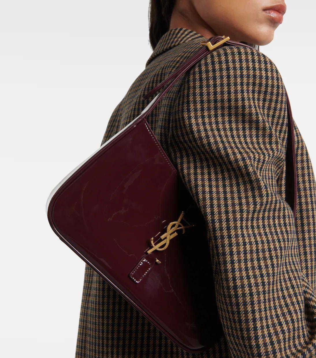SAINT LAURENT – Le 5 à 7 Hobo Shoulder Bag  (Maroon)