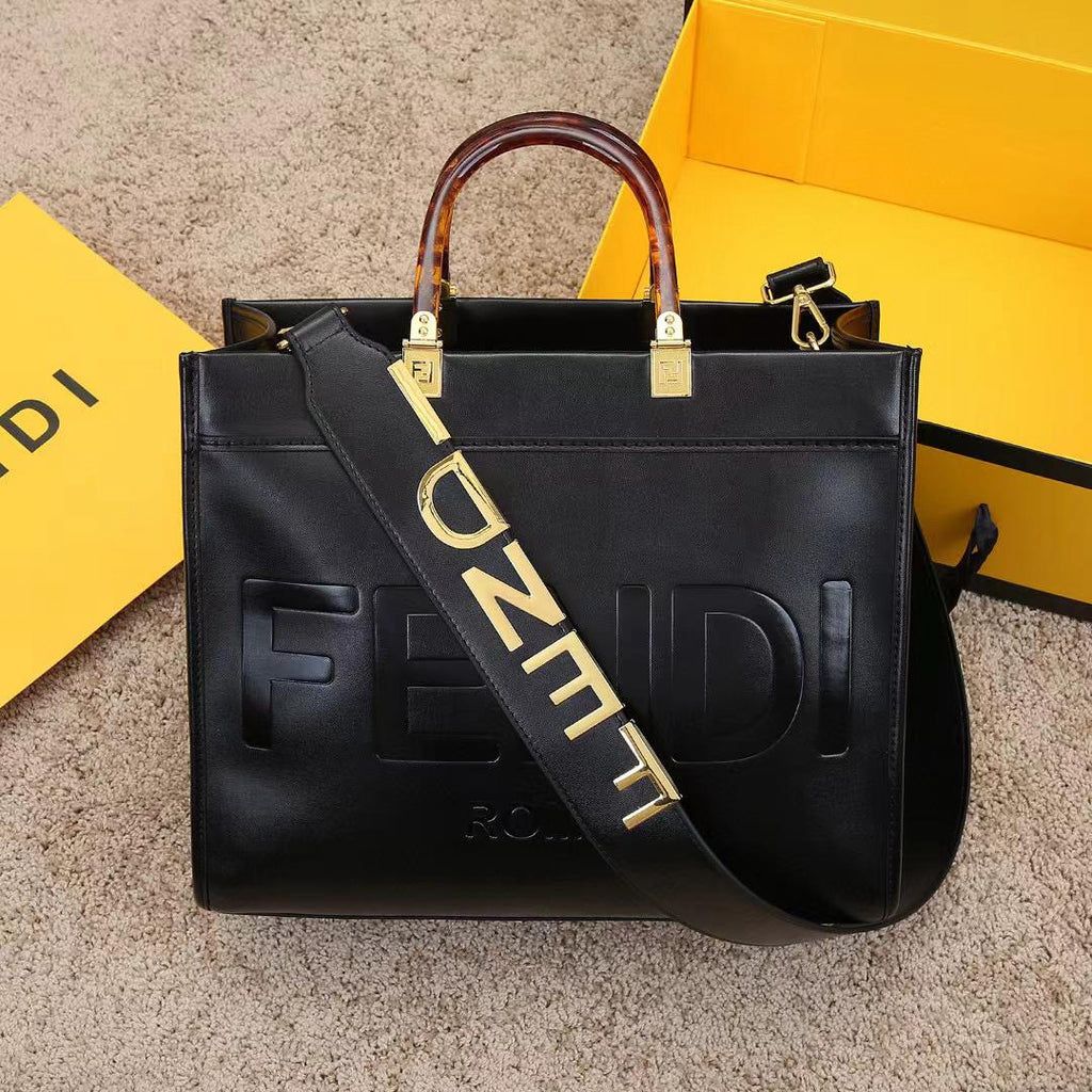 F-E-N-D-I Premium Tote Women Bag – Luxury Edition (Black)