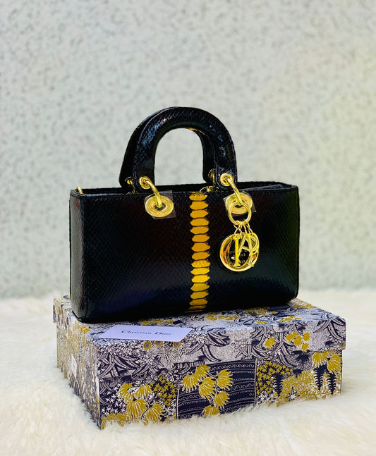 New Design Dior Brand Official Model Women Bag – With Dust Bag & Box (Black)