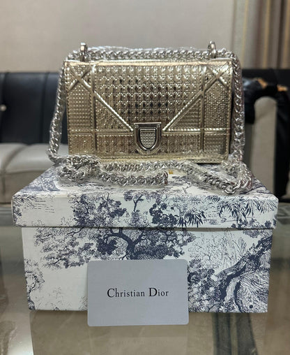 DIOR Mini Women Bag – AAA Premium Copy with Brand Box & Dust Bag (Gold)