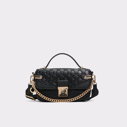 ALDO Official Model Handbag – AAA Quality with Chain & Belt(Black 2)