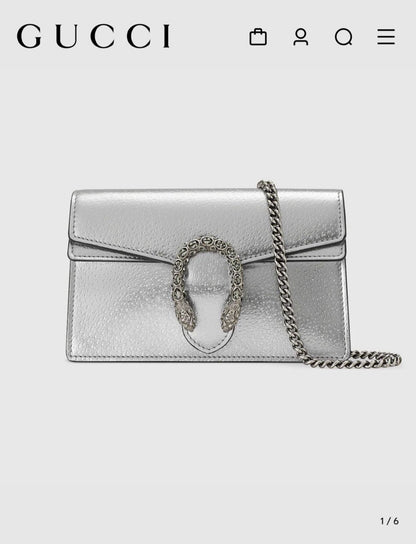 GUCCI DIONYSUS MINI – Women Bag (Master Series)(Silver)
