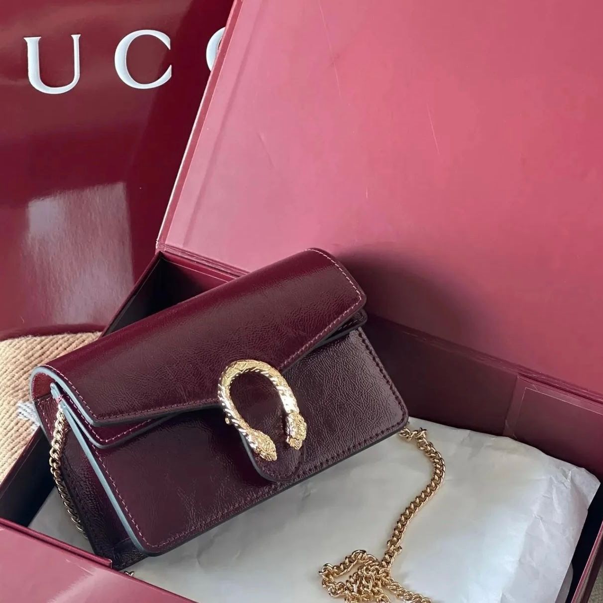 Gucci Dionysus Mini – Premium Women Bag(Maroon)