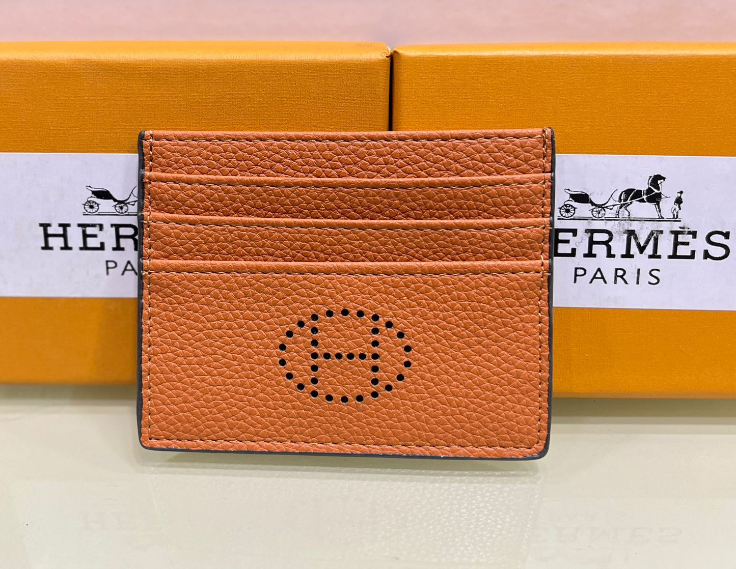HERMES – High Quality Branded Card Holder (Unisex)(Brown)
