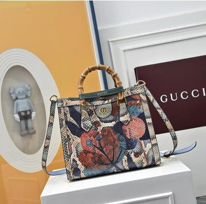 G-U-C-C-I Luxury Bamboo Handle Series Women Bag – Master Quality | (Colorful)