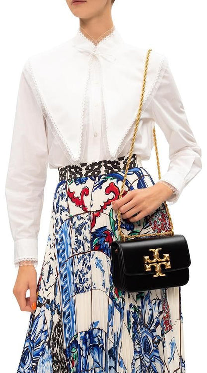 TORY BURCH – Classic Convertible Shoulder Bag (Black)