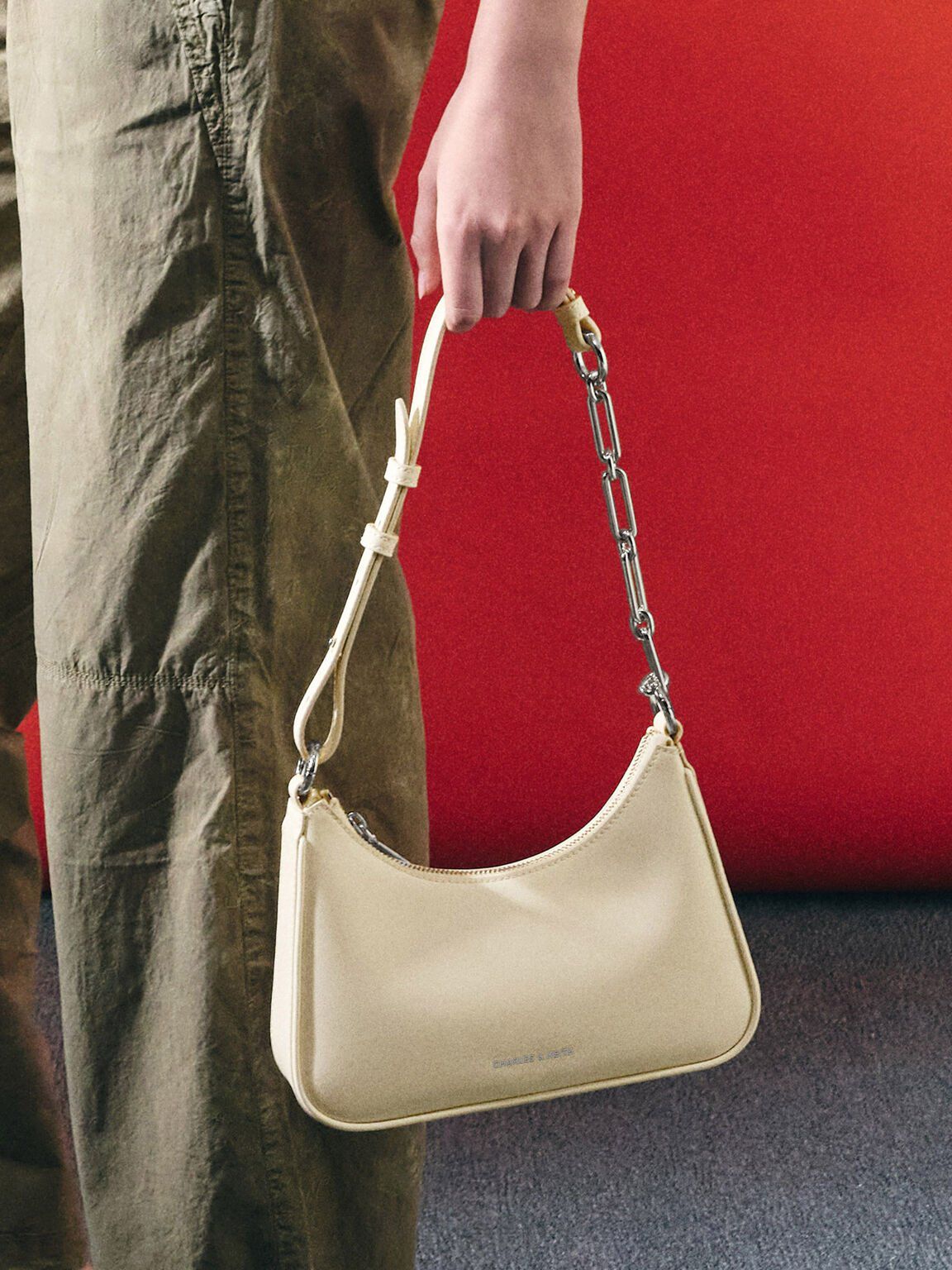 CHARLES & KEITH – Women Bag (Beige)