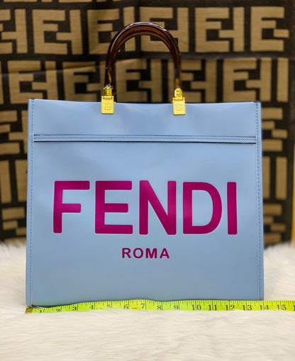 F-E-N-D-I Premium Tote Women Bag – Luxury Edition (Black-3)