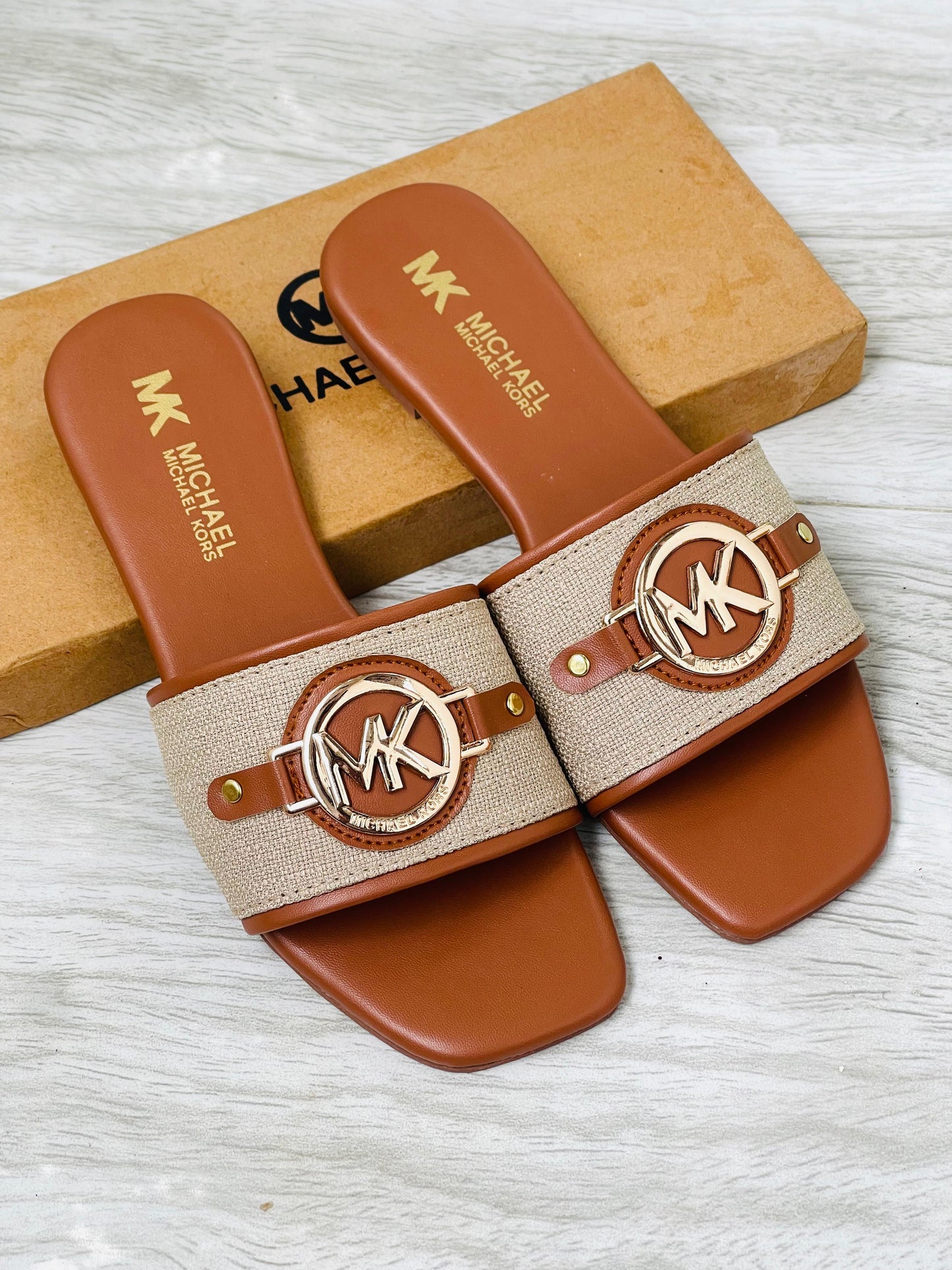 MICHAEL KORS FLATS – Women Shoes (Restocked) (Brown)