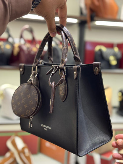 LOUIS VUITTON OnTheGo MM – Women Tote Bag (Black)