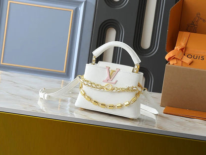 LOUIS VUITTON Capucines Mini – Women Bag (White)