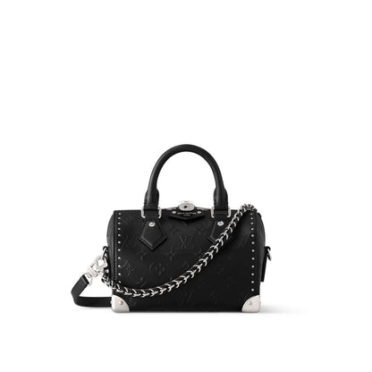 L-O-U-I-S V-U-I-T-T-O-N Speedy Trunk 20 – Premium Women Bag (Black)