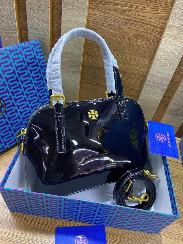 TORY BURCH – Emerson Mini Dome Satchel Women Bag (Black)