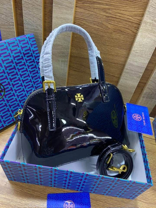 TORY BURCH – Emerson Mini Dome Satchel Women Bag (Black)