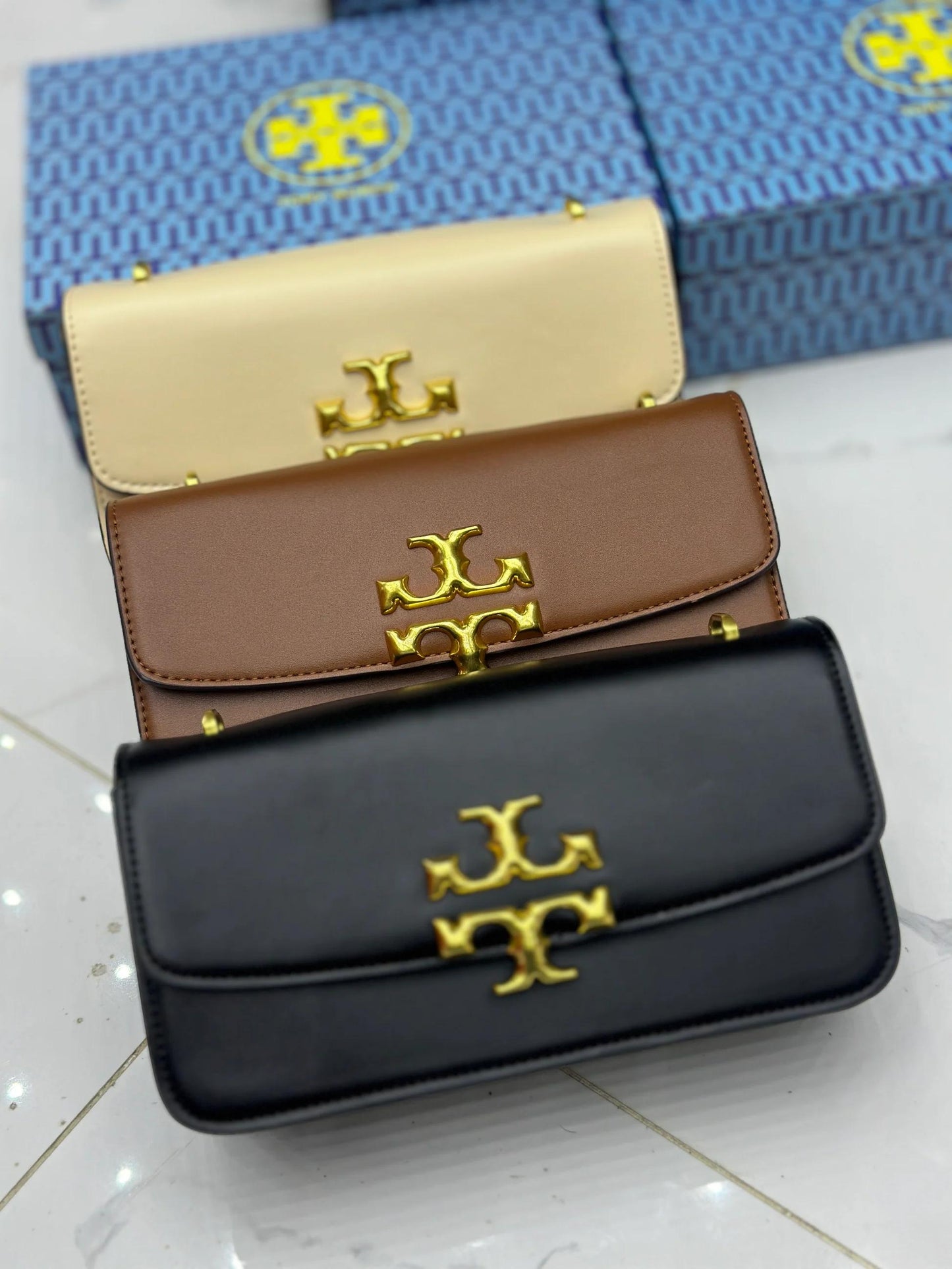 TORY BURCH – Luxury Leather Women Bag (Brown)