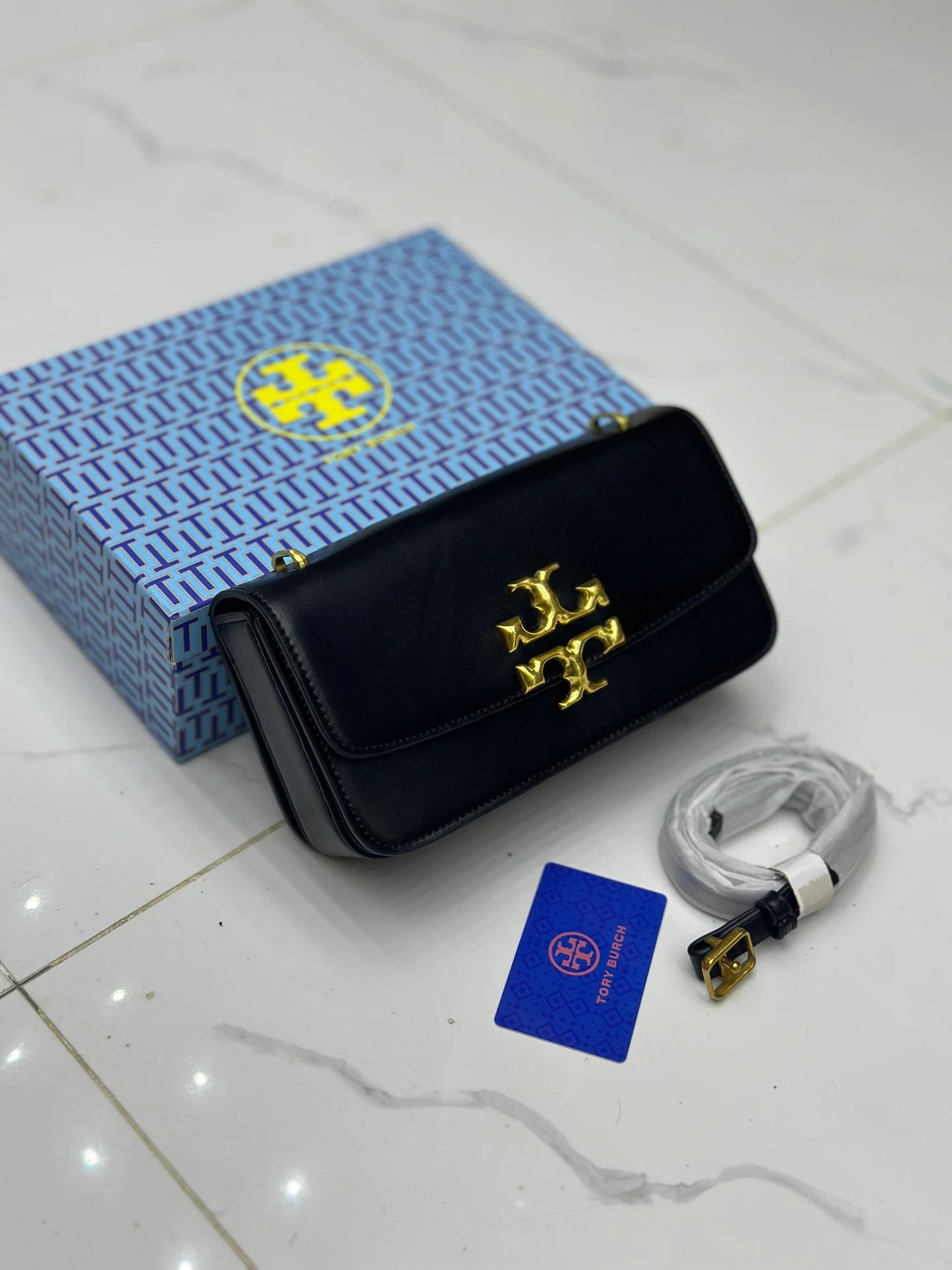 TORY BURCH – Luxury Leather Women Bag (Black)