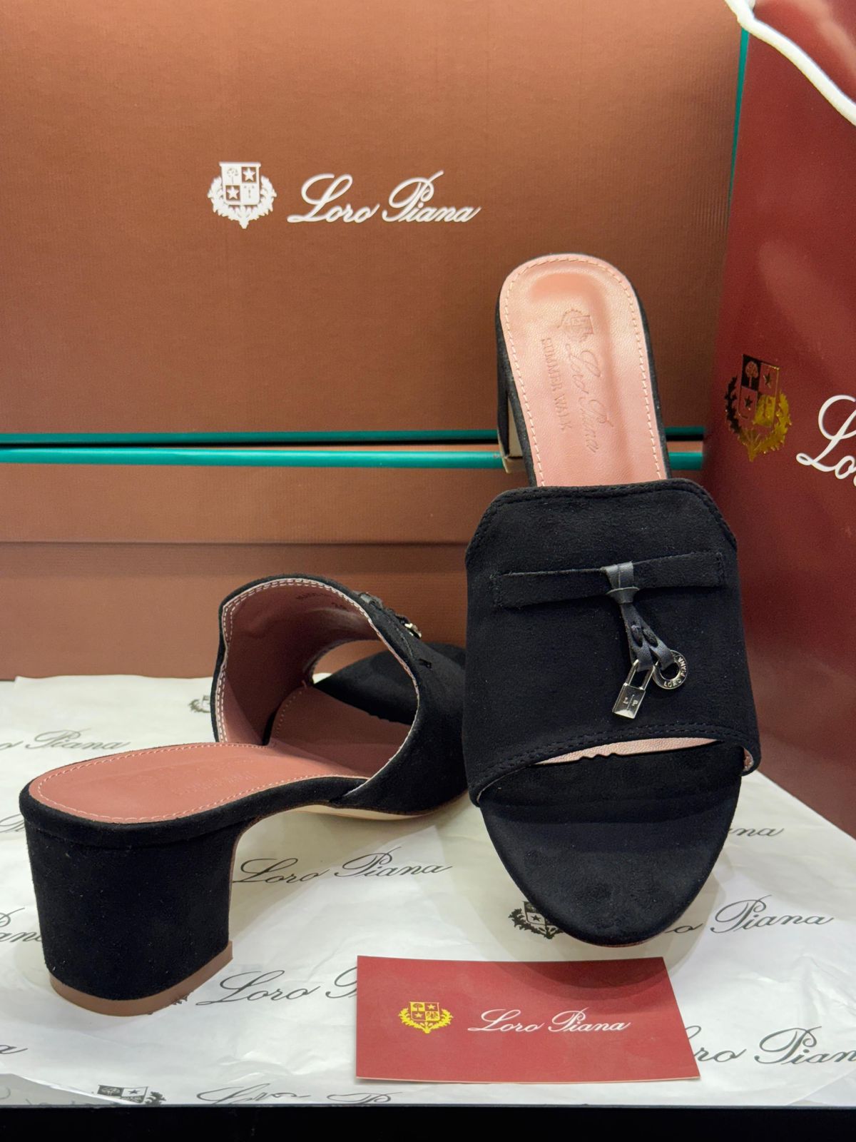LORO PIANA SUMMER CHARMS – Women Sandals (Black)