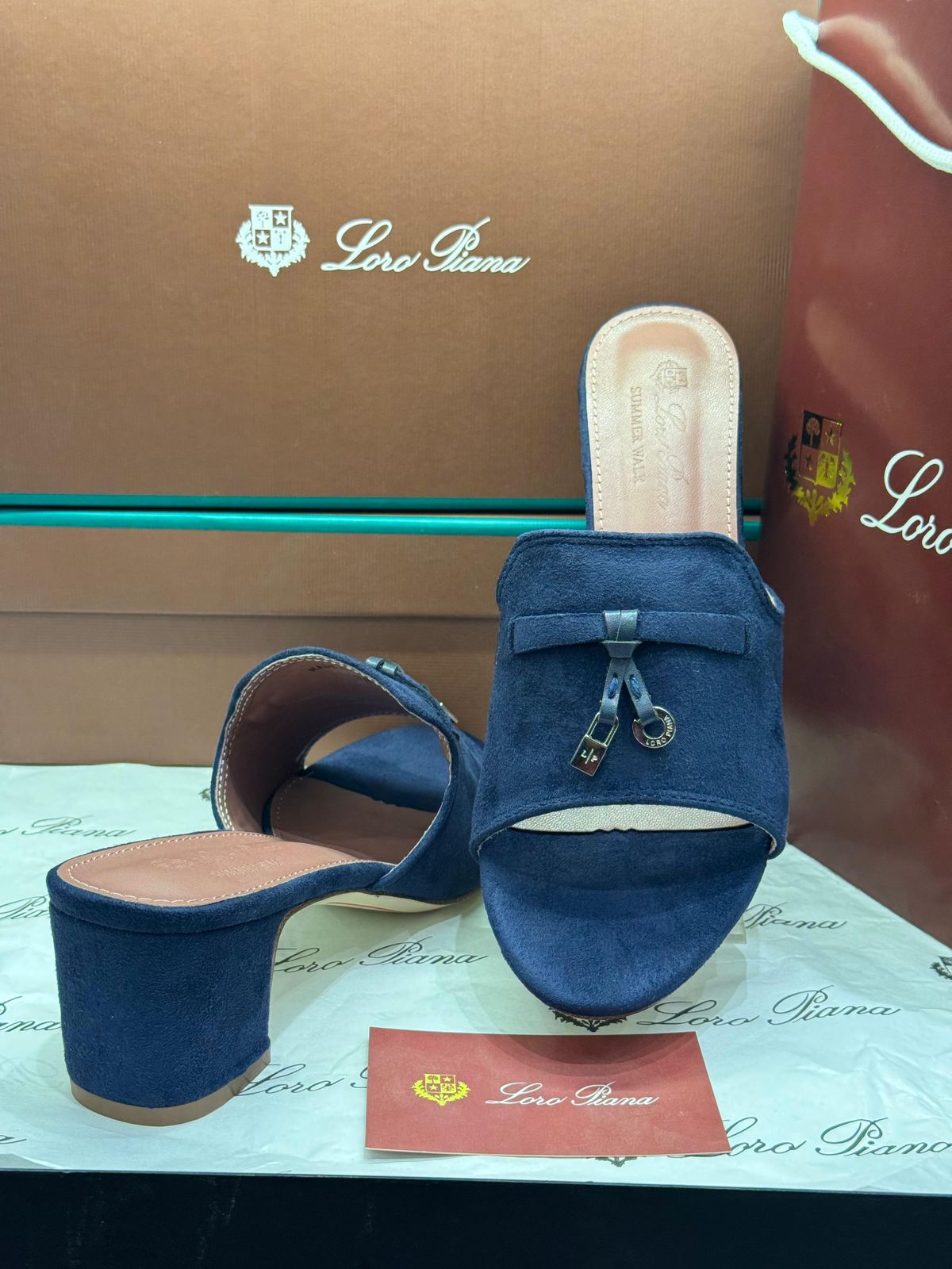 LORO PIANA SUMMER CHARMS – Women Sandals (Blue)