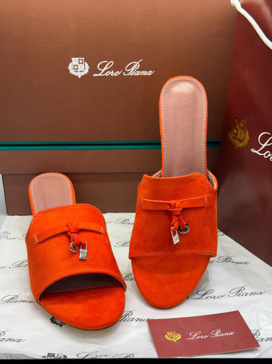 LORO PIANA SUMMER CHARMS – Women Sandals (Orange)
