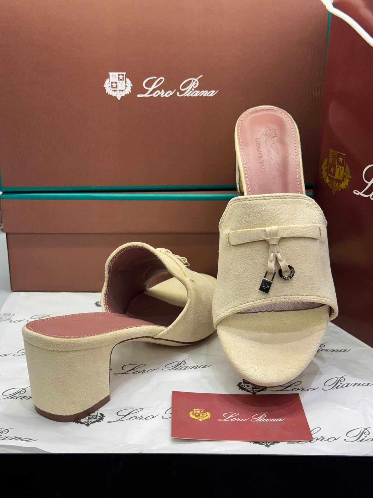 LORO PIANA SUMMER CHARMS – Women Sandals (Beige)
