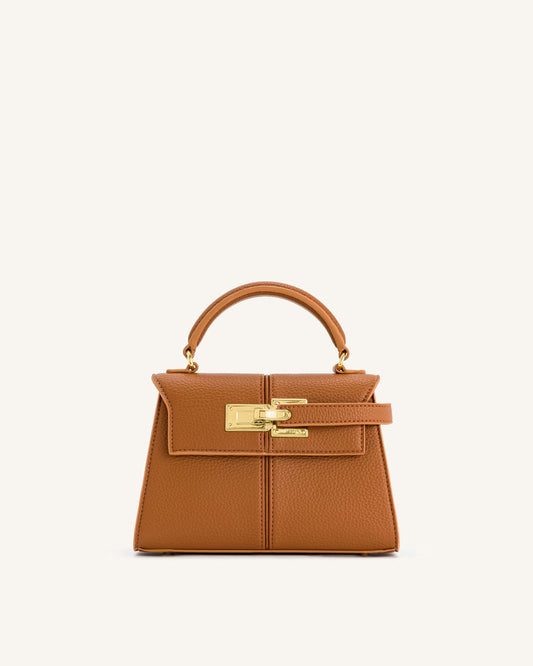 J-W P-E-I Elise Mini Top Handle Women Bag – Luxury Edition  (Mustard)
