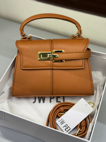 J-W P-E-I Elise Mini Top Handle Women Bag – Luxury Edition  (Mustard)