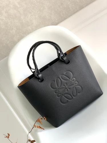 LOEWE – Women Bag | Premium Quality Handbag with Long Belt (Full Black)