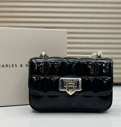 CHARLES & KEITH – Women Bag | New Design Official Model | Premium Quality (Black)