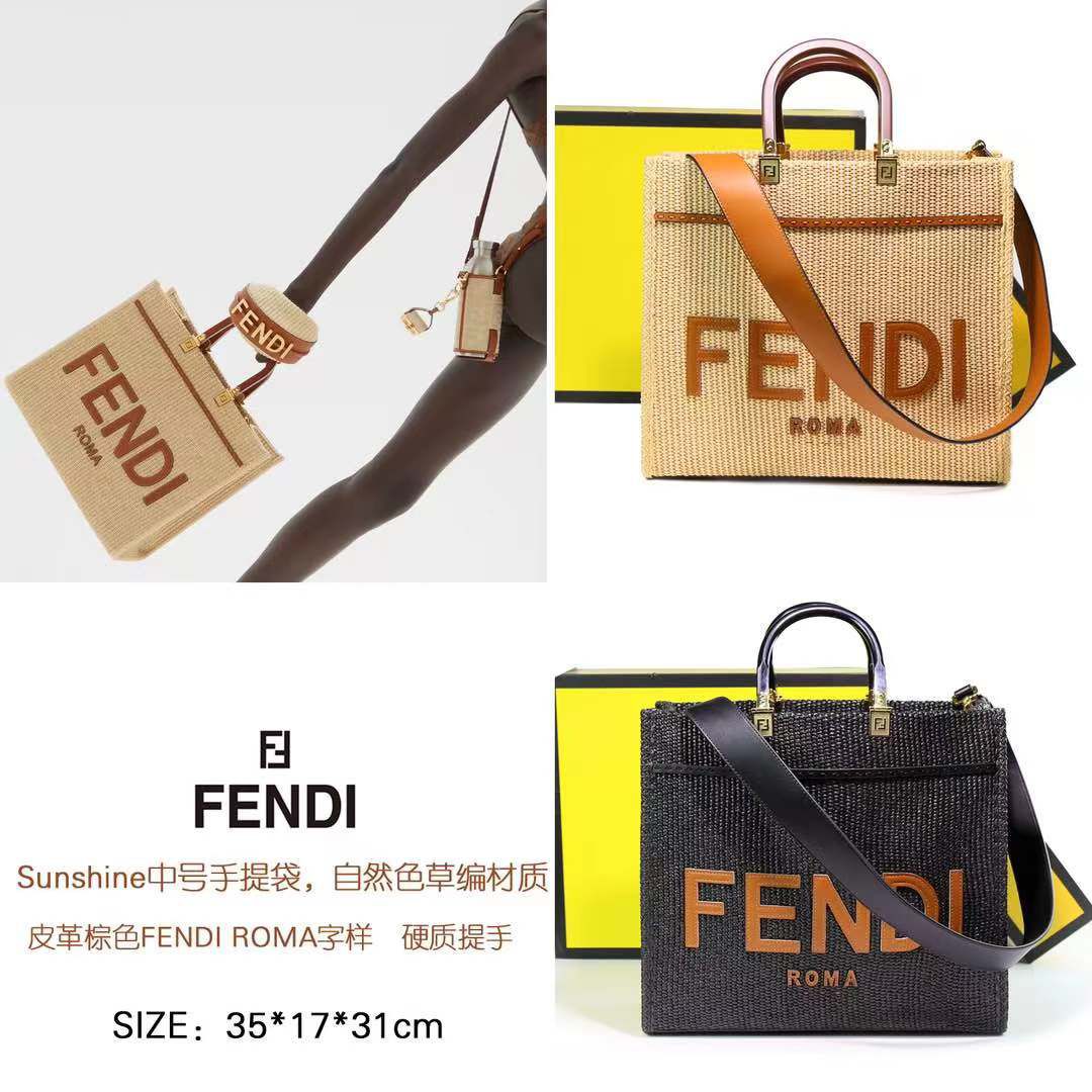 FENDI Women Bag – Premium Tote Bag | Master Series Quality (Black Brown)
