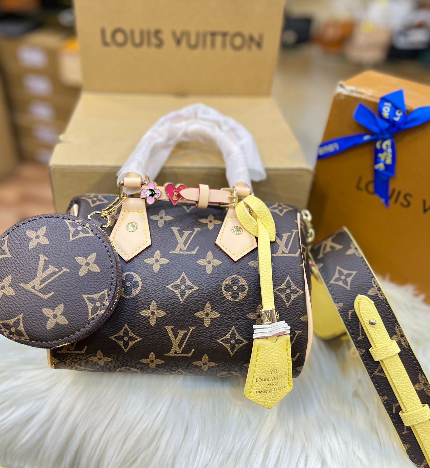 Louis Vuitton SPEEDY 18 – LV&I Olympic Edition (Brown)