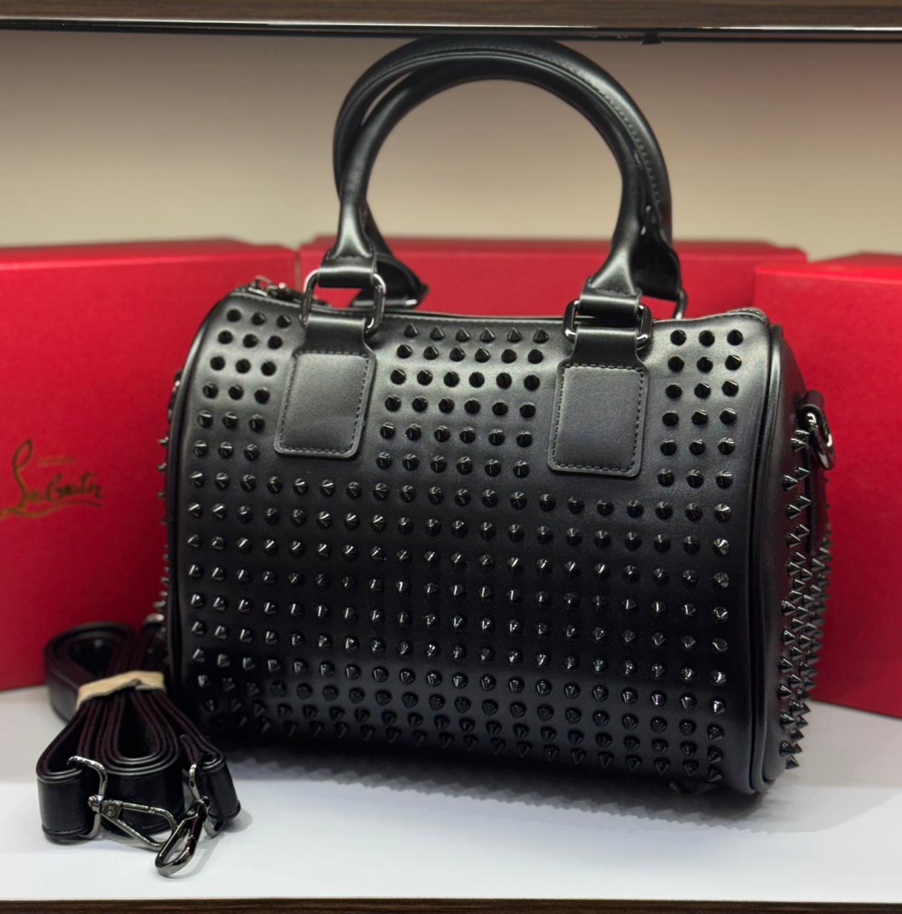 Christian Louboutin Paloma Medium Top Handle Bag – Premium Quality (Black)