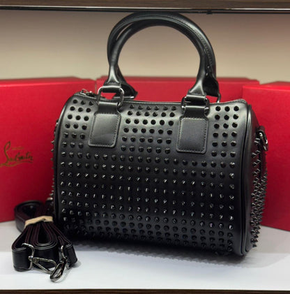 Christian Louboutin Paloma Medium Top Handle Bag – Premium Quality (Black)