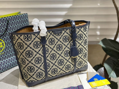 Tory Burch Master Quality Tote Bag – Premium Edition (Blue)