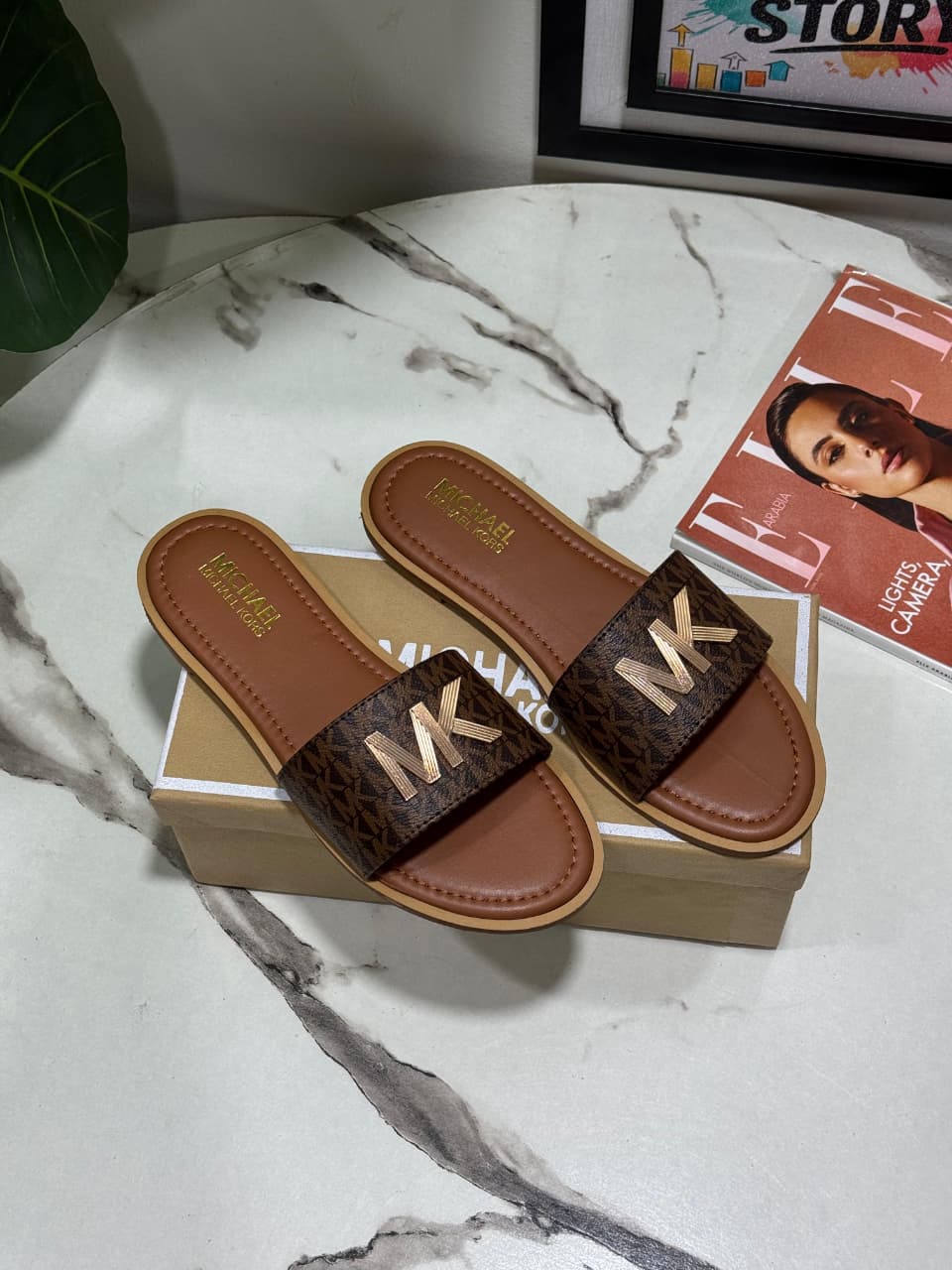 Michael Kors Women Heels – New Arrival | Premium Quality (Brown)