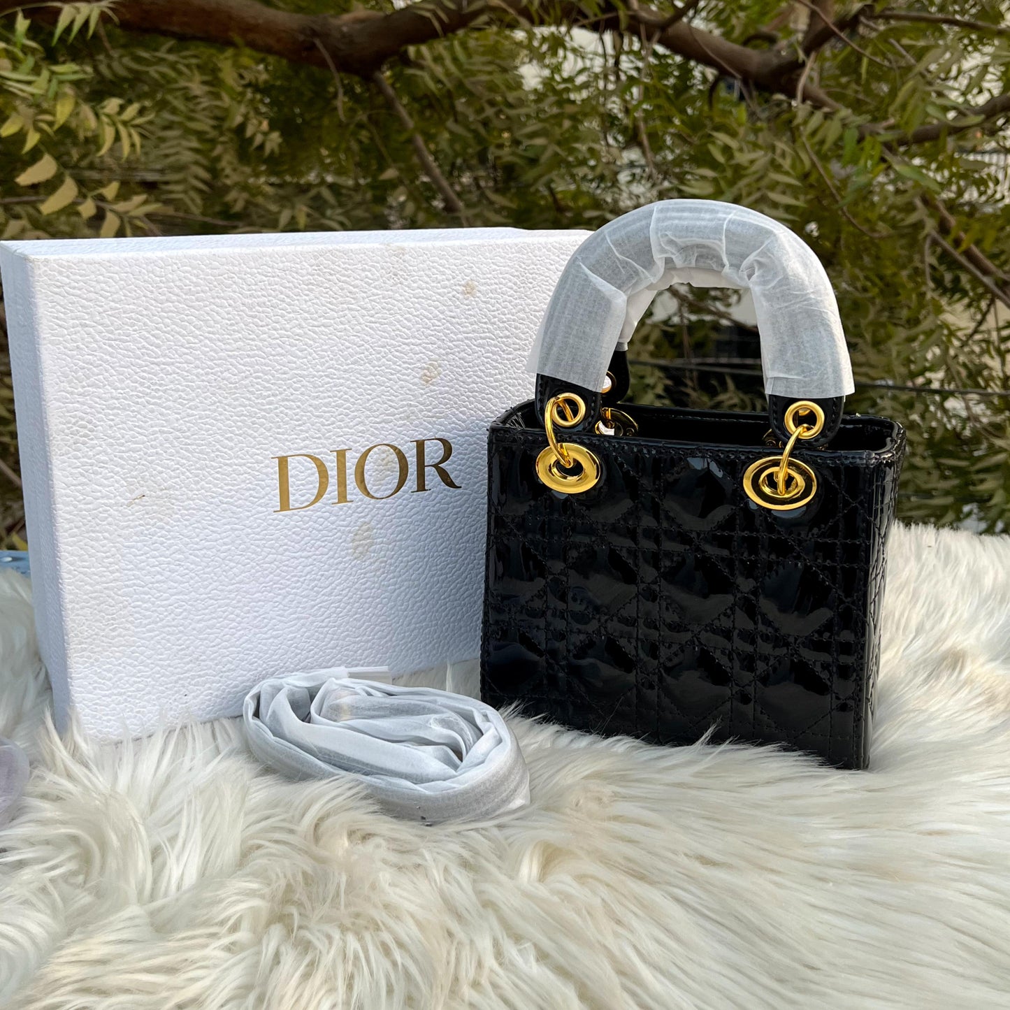 DIOR Lady Handbag – Luxury Designer Women Bag (Black)
