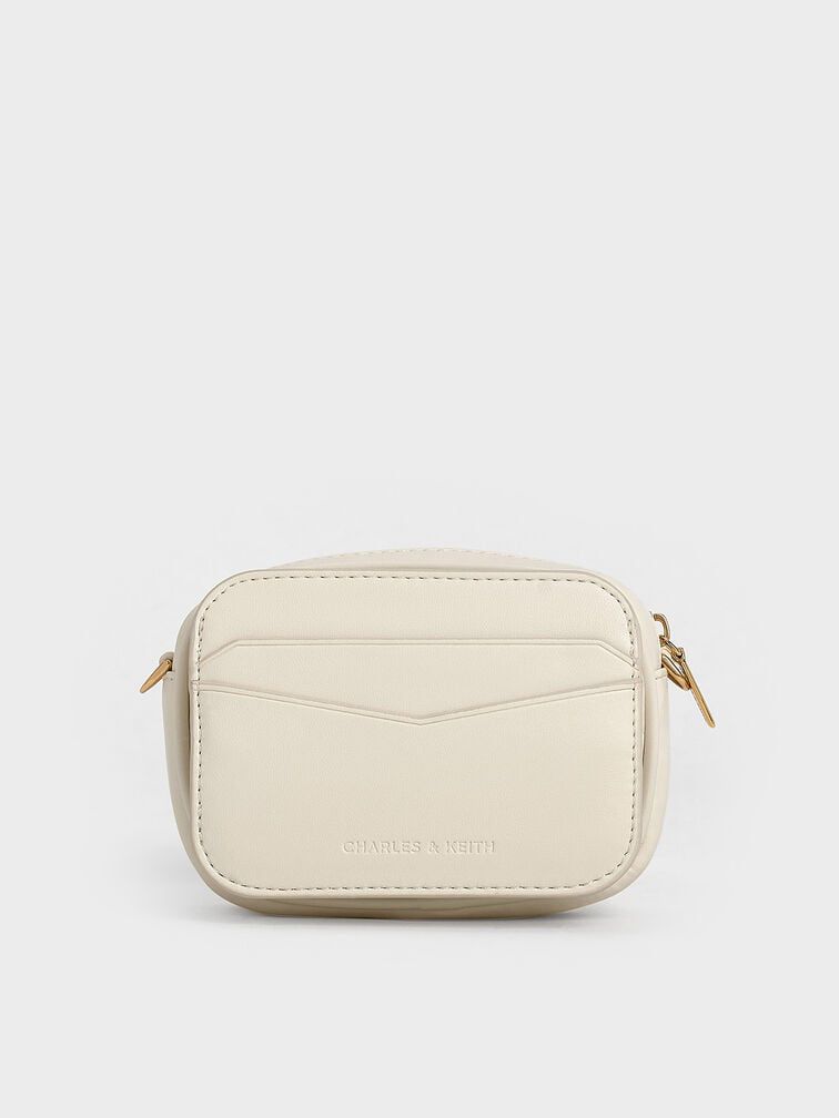 CHARLES & KEITH ARWEN QUILTED MINI BAG – Women Bag (White)