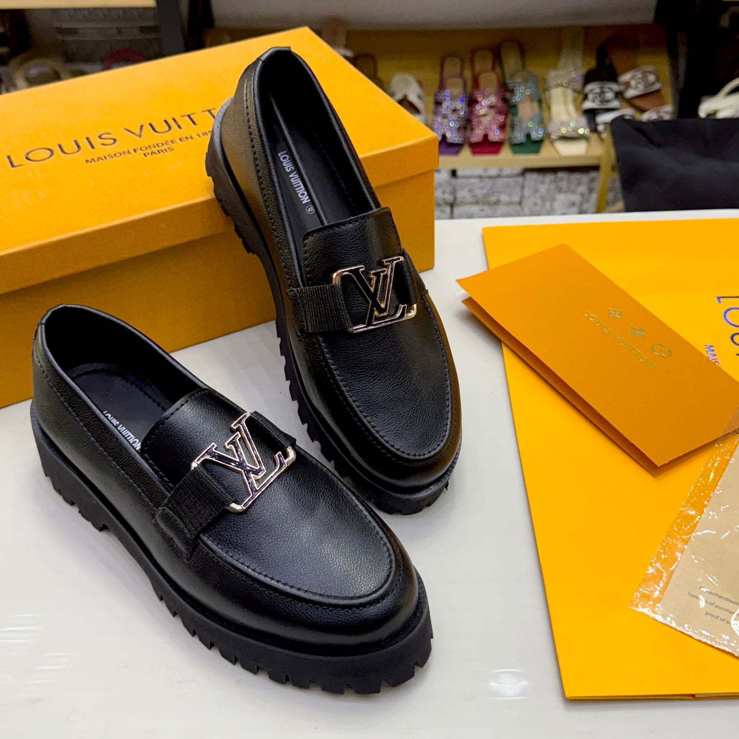 LOUIS VUITTON PREMIUM GENTS SHOES – Luxury Footwear (Black)