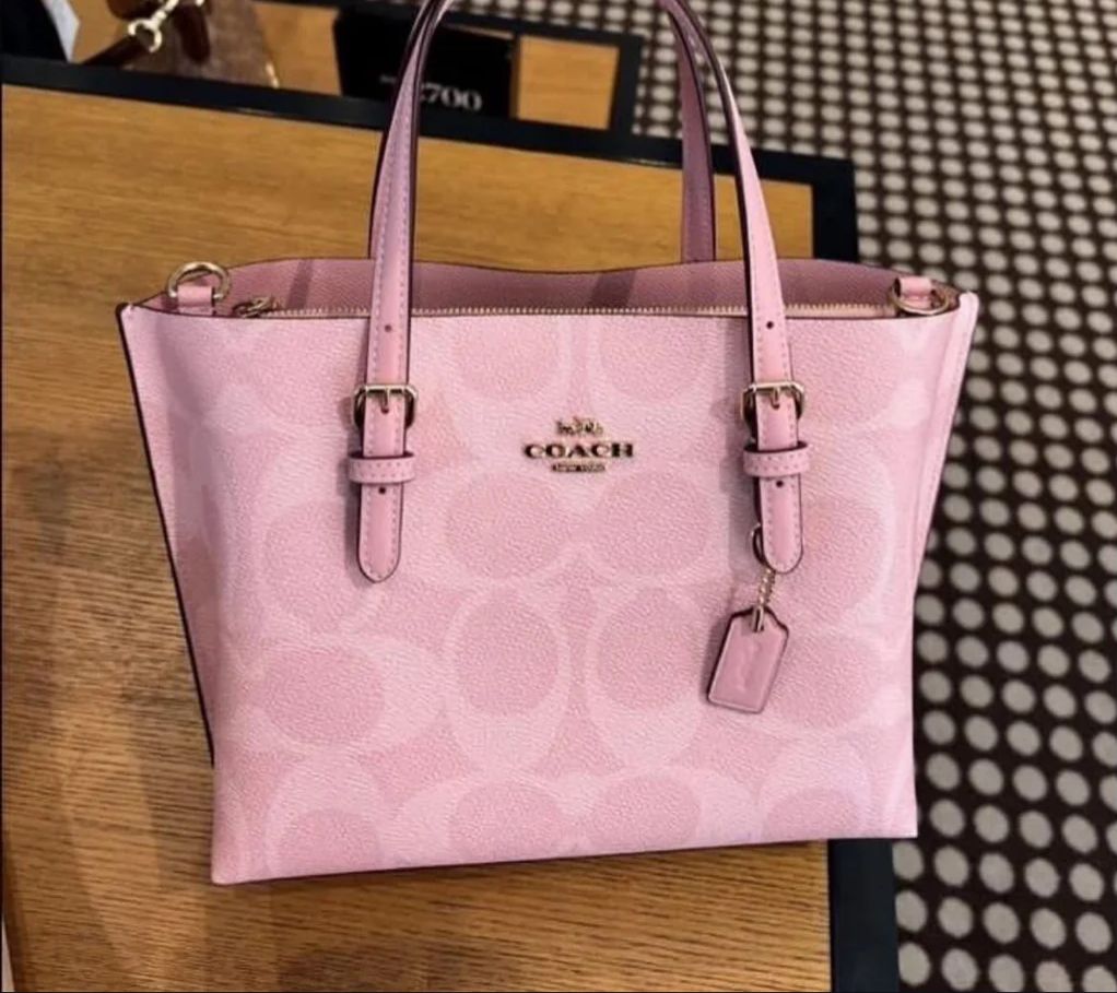 C-O-A-C-H MOLLIE TOTE BAG 25 POWDER PINK – Women Bag (Pink)